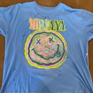 Blue nirvana T-shirt